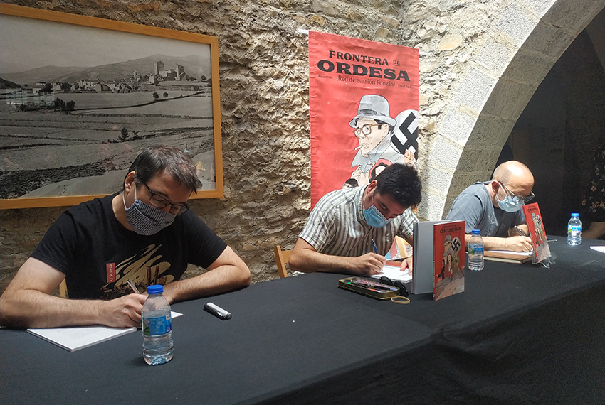 Presentación del cómic Frontera de Ordesa en el Museo de dibujo Julio Gavín-Castillo de Larrés