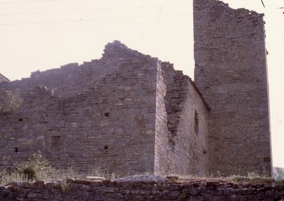 1981, fachada principal, fachada sur y torre sureste
